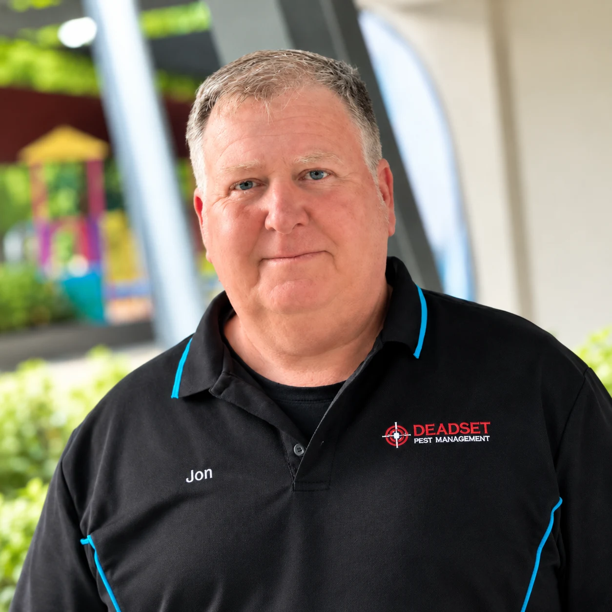 Portrait of Jon Tatham, owner and licensed pest technician at Deadset Pest Management
